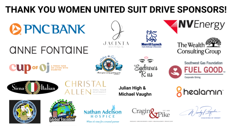 Women United Suit Drive Sponsor