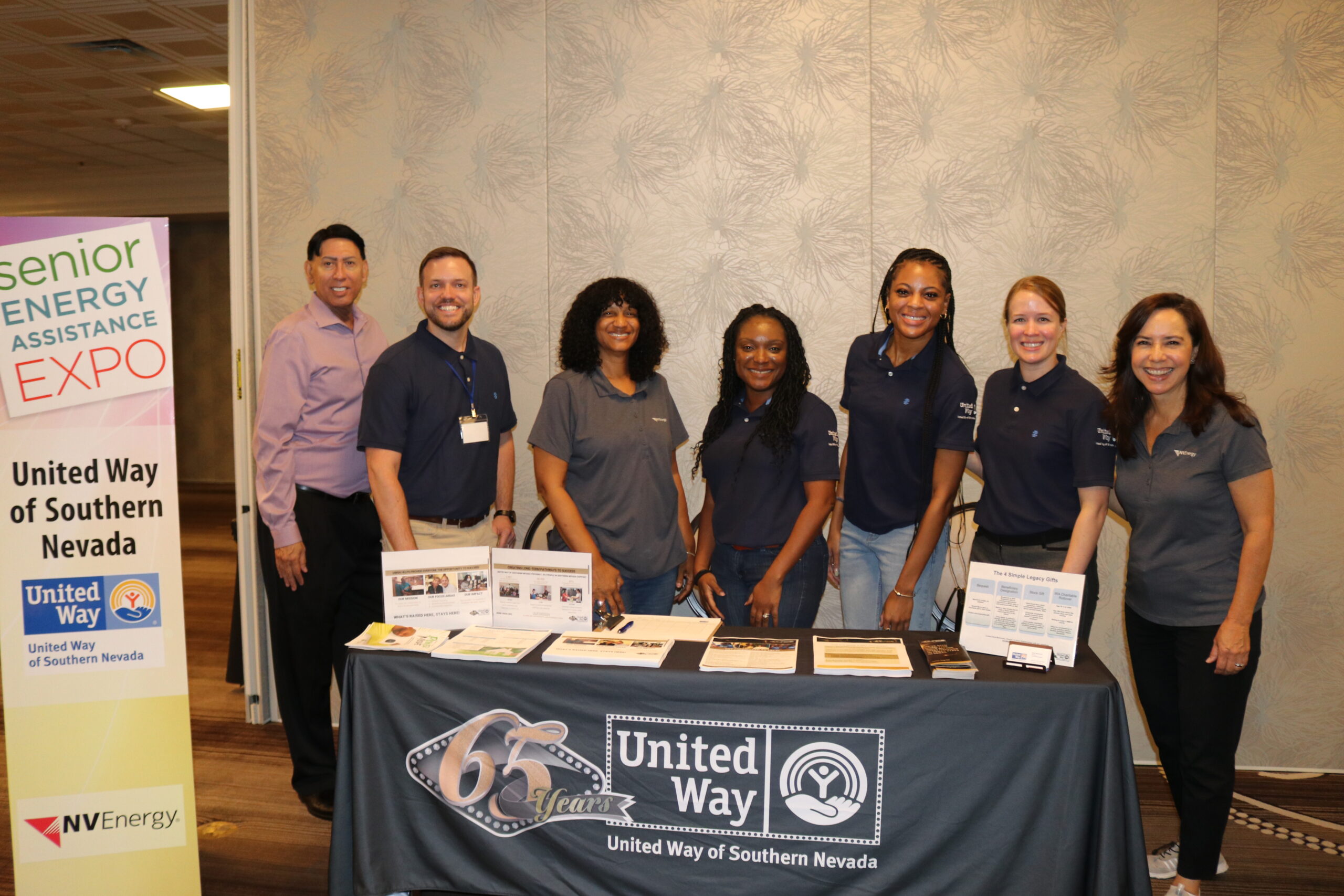 UWSN staff and NV Energy staff at the Senior Expos